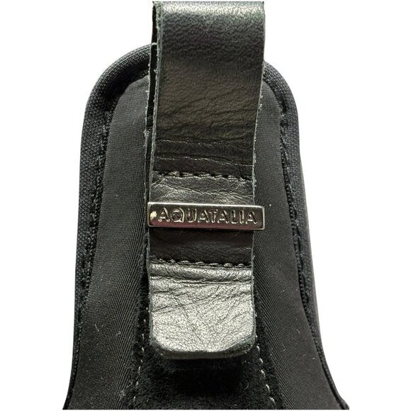 Aquatalia Becky Suede Chelsea Style Platform Sneakers - Picture 11 of 12